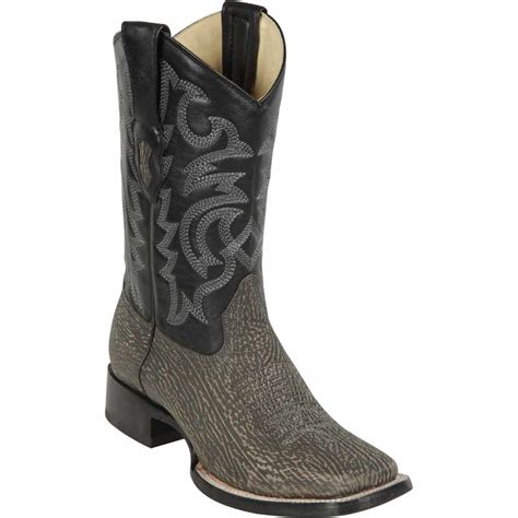 gray shark boots